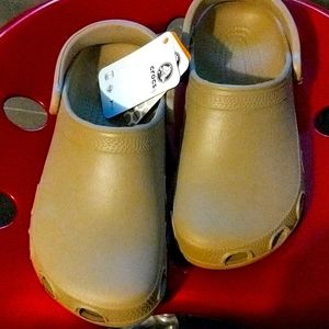 Crocs Unisex Khaki Rx Relief W-8 / M-6 NWT